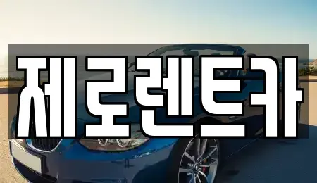 경상남도 김해시 한림면 렌트카 전문 제로렌트카