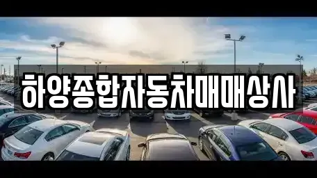 경상북도 영천시 쌍계동 중고차 전문 하양종합자동차매매상사