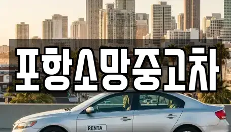 경상북도 포항시 북구 환호동 중고차 전문 포항소망중고차