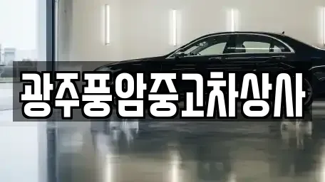 광주 광산구 박호동 중고차 전문 광주풍암중고차상사