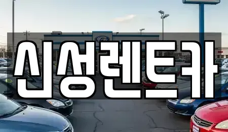 광주광역시 북구 매곡동 렌트카 전문 신성렌트카