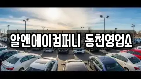 광주광역시 서구 내방동 장기렌트카 전문 알앤에이컴퍼니 동천영업소