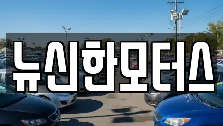 대전 서구 봉곡동 중고차 전문 뉴신한모터스