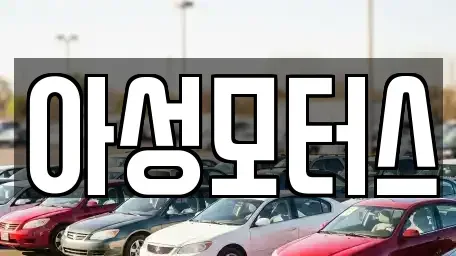 대전광역시 대덕구 읍내동 중고차매매 전문 아성모터스