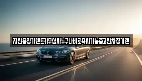 대전광역시 중구 유천동 장기렌트카 전문 저신용장기렌트카무심사누구나바로즉시가능중고신차장기렌
