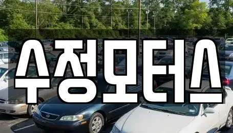 대전광역시 중구 유천동 중고차매매 전문 수정모터스