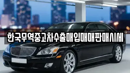 부산 동래구 안락동 중고차 전문 한국무역중고차수출매입매매판매시세
