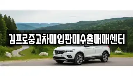 부산 동래구 안락동 중고차매입 전문 김프로중고차매입판매수출매매센터