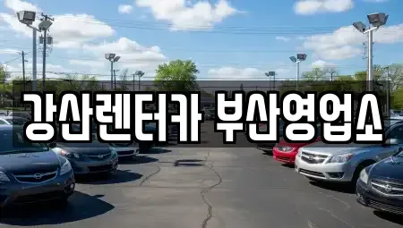 부산 사하구 신평동 렌트카 전문 강산렌터카 부산영업소