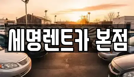 부산 영도구 렌트카 전문 세명렌트카 본점