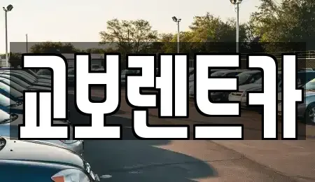 서울 마포구 신정동 렌트카 전문 교보렌트카