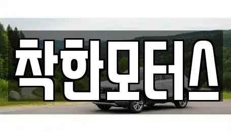 서울 중구 쌍림동 중고차 전문 착한모터스