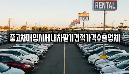 서울특별시 강서구 외발산동 중고차매입 전문 중고차매입시세내차팔기견적가격수출업체