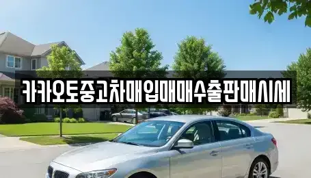 서울특별시 강서구 외발산동 중고차매입 전문 카카오토중고차매입매매수출판매시세