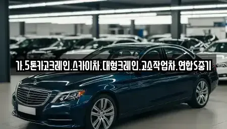 서울특별시 종로구 와룡동 중고차 전문 가.5톤카고크레인.스카이차.대형크레인.고소작업차.연합S중기