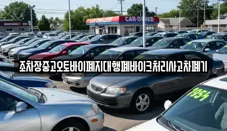 울산광역시 동구 동부동 중고차 전문 조차장중고오토바이폐지대행폐바이크처리사고차폐기