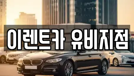 인천 부평구 십정동 단기렌트카 전문 이렌트카 유비지점