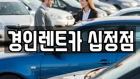 인천 부평구 십정동 렌트카 전문 경인렌트카 십정점
