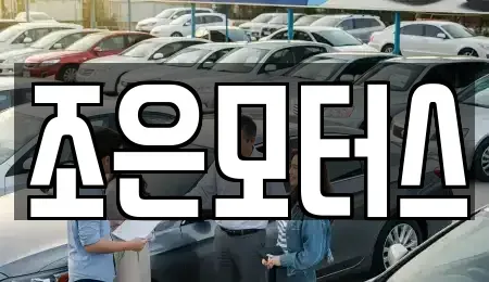 인천광역시 미추홀구 도화동 중고차 전문 조은모터스