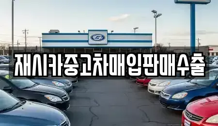 인천광역시 미추홀구 도화동 중고차매입 전문 재시카중고차매입판매수출