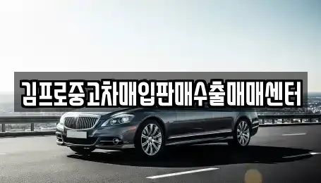전남 영암군 덕진면 중고차 전문 김프로중고차매입판매수출매매센터