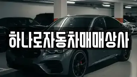 전북 정읍시 신월동 중고차매매 전문 하나로자동차매매상사