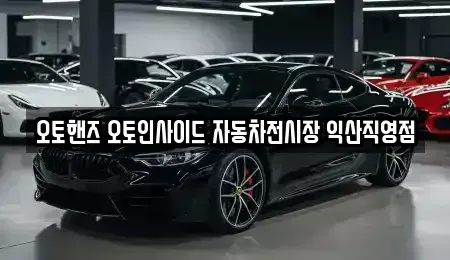 전북특별자치도 익산시 금마면 중고차매매 전문 오토핸즈 오토인사이드 자동차전시장 익산직영점
