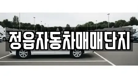 전북특별자치도 정읍시 용계동 중고차매매 전문 정읍자동차매매단지