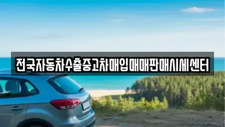 충청남도 서산시 오남동 중고차매입 전문 전국자동차수출중고차매입매매판매시세센터